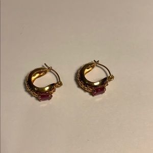 Garnet earrings